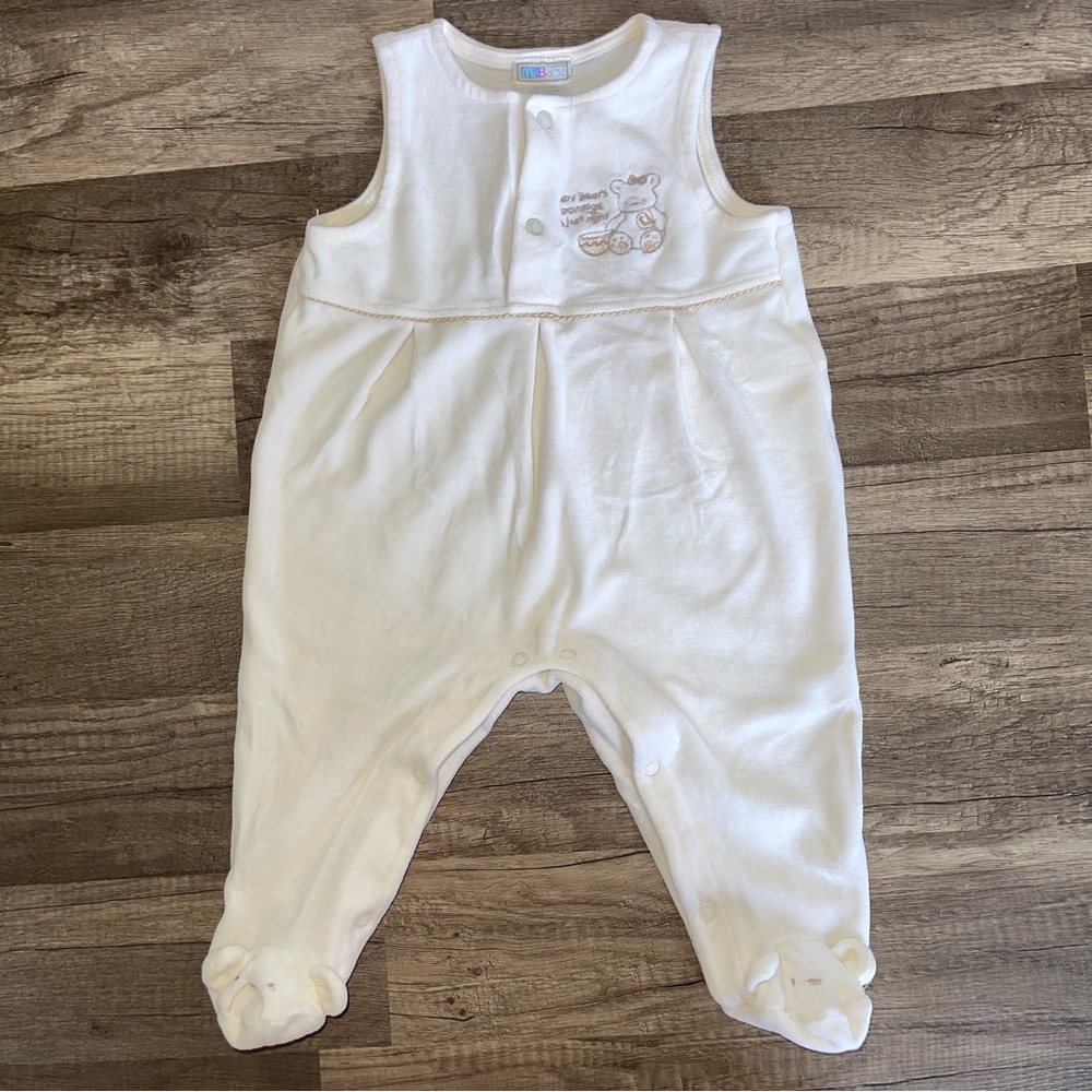 ‼️3 for $20‼️Vintage McBaby Footed Romper ⭐️SIZE 6/9 MONTHS ⭐️